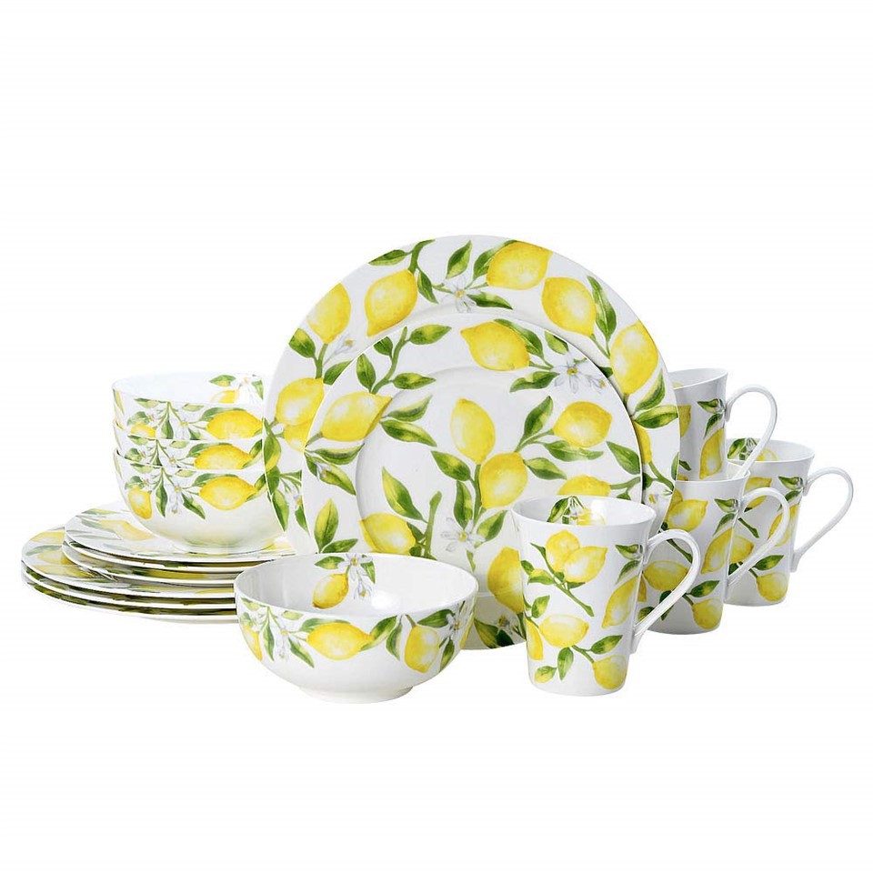 Factory Direct Sale Pad Printing Ceramic Tableware Set